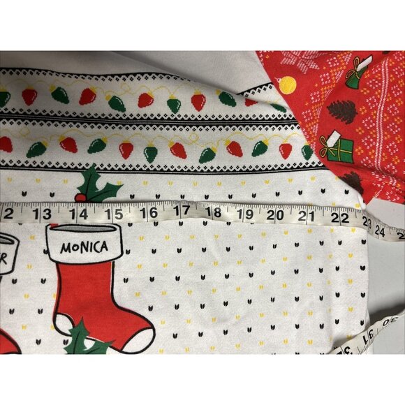 Friends TV Show Christmas Sweatshirt Stockings Joey Chandler Phoebe Ross Monica - Picture 6 of 8